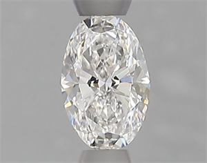 Foto Diamante Natural 0.40 quilates, Ovalado , Color E, claridad VS2 y certificado GIA de