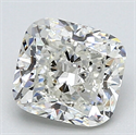1,04 quilates, diamante cojín con talla ideal, J SI1, certificado por GIA