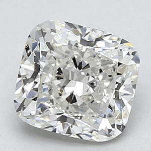Foto 1,04 quilates, diamante cojín con talla ideal, J SI1, certificado por GIA de