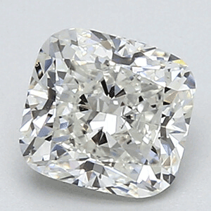 Picture of 1.04 Carats, Cushion Diamond with  Ideal Cut,I SI1, Certified by IGI