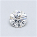 Diamante Natural 0.52 quilates, Redondo , Color G, claridad SI2 y certificado GIA