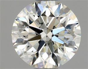 Picture of Natural Diamond 0.84 Carats, Round with Excellent Cut, K Color, SI1 Clarity and Certified by GIA