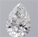 Natural Diamond 1.01 Carats, Pear with  Cut, E Color, SI1 Clarity and Certified by GIA