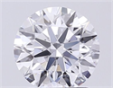 Lab Grown Diamond 1.52 Carats, Round with Excellent Cut, F Color, VS2 Clarity and Certified by IGI