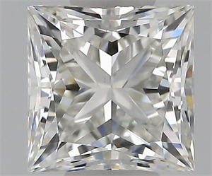 Picture of Natural Diamond 1.01 Carats, Princess with  Cut, I Color, VS1 Clarity and Certified by GIA