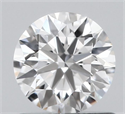 Natural Diamond 0.70 Carats, Round with Excellent Cut, F Color, VVS2 Clarity and Certified by GIA