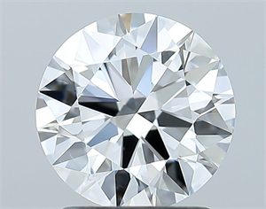 Picture of Natural Diamond 1.50 Carats, Round with Excellent Cut, E Color, SI1 Clarity and Certified by GIA