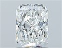Natural Diamond 1.00 Carats, Radiant with  Cut, F Color, SI2 Clarity and Certified by GIA