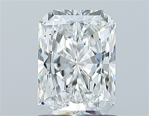 Picture of Natural Diamond 1.00 Carats, Radiant with  Cut, F Color, SI2 Clarity and Certified by GIA