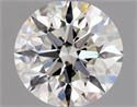 Natural Diamond 0.83 Carats, Round with Excellent Cut, J Color, VVS1 Clarity and Certified by GIA