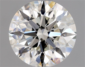 Picture of Natural Diamond 0.83 Carats, Round with Excellent Cut, J Color, VVS1 Clarity and Certified by GIA