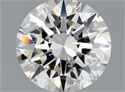 Natural Diamond 0.80 Carats, Round with Excellent Cut, F Color, VVS2 Clarity and Certified by GIA