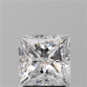 Picture of Natural Diamond 2.02 Carats, Princess with  Cut, D Color, VS2 Clarity and Certified by GIA