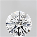 Lab Grown Diamond 2.23 Carats, Round with Ideal Cut, G Color, IF Clarity and Certified by IGI