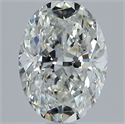 Diamante Natural 1.20 quilates, Ovalado , Color H, claridad SI1 y certificado GIA