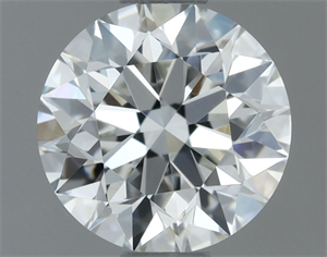 Picture of Natural Diamond 0.71 Carats, Round with Excellent Cut, G Color, VS1 Clarity and Certified by IGI
