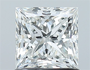 Picture of Natural Diamond 1.01 Carats, Princess with  Cut, G Color, VS2 Clarity and Certified by GIA