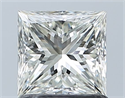 Diamante Natural 1.01 quilates, Princesa , Color H, claridad VS1 y certificado IGI