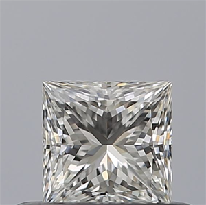 Picture of Natural Diamond 0.41 Carats, Princess with  Cut, G Color, IF Clarity and Certified by GIA