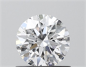 Lab Grown Diamond 0.71 Carats, Round with Ideal Cut, D Color, VVS2 Clarity and Certified by IGI