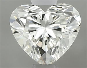 Picture of Natural Diamond 0.51 Carats, Heart with  Cut, K Color, VVS1 Clarity and Certified by GIA