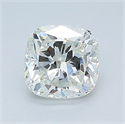 Natural Diamond 0.88 Carats, Cushion with  Cut, G Color, I1 Clarity and Certified by GIA