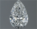 Natural Diamond 0.70 Carats, Pear with  Cut, H Color, VS2 Clarity and Certified by GIA