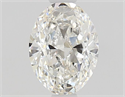 Natural Diamond 0.71 Carats, Oval with  Cut, G Color, VVS2 Clarity and Certified by GIA