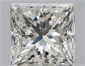 Natural Diamond 1.50 Carats, Princess with  Cut, I Color, VS2 Clarity and Certified by GIA