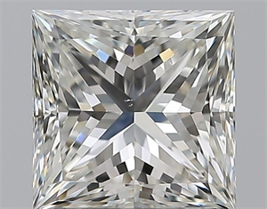 Picture of Natural Diamond 1.50 Carats, Princess with  Cut, I Color, VS2 Clarity and Certified by GIA