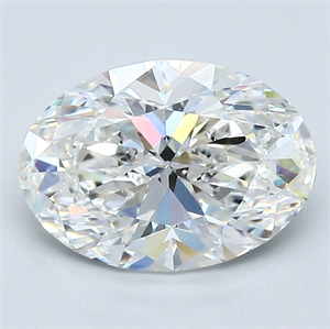 Picture of Natural Diamond 2.01 Carats, Oval with  Cut, F Color, VS1 Clarity and Certified by GIA