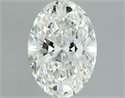 Natural Diamond 2.05 Carats, Oval with  Cut, H Color, VVS2 Clarity and Certified by GIA