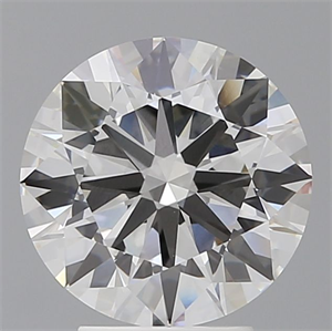 Picture of Lab Grown Diamond 3.59 Carats, Round with Ideal Cut, E Color, VVS2 Clarity and Certified by IGI