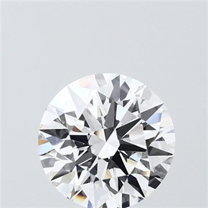 Picture of Lab Grown Diamond 1.53 Carats, Round with Ideal Cut, F Color, VVS2 Clarity and Certified by IGI