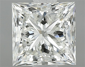 Picture of Natural Diamond 0.80 Carats, Princess with  Cut, J Color, VVS1 Clarity and Certified by GIA