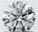 Natural Diamond 0.74 Carats, Round with Excellent Cut, G Color, SI1 Clarity and Certified by IGI