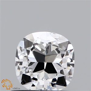 Picture of Natural Diamond 0.55 Carats, Cushion with  Cut, D Color, VVS2 Clarity and Certified by GIA