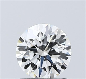 Picture of Lab Grown Diamond 1.04 Carats, Round with Ideal Cut, F Color, VVS2 Clarity and Certified by IGI