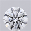 Lab Grown Diamond 8.03 Carats, Round with Excellent Cut, E Color, VVS2 Clarity and Certified by IGI