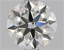 Natural Diamond 0.80 Carats, Round with Excellent Cut, I Color, VS2 Clarity and Certified by GIA