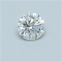 Diamante Natural 0.45 quilates, Redondo , Color H, claridad SI2 y certificado GIA