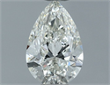 Natural Diamond 0.50 Carats, Pear with  Cut, G Color, VS2 Clarity and Certified by IGI