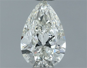 Picture of Natural Diamond 0.50 Carats, Pear with  Cut, G Color, VS2 Clarity and Certified by IGI