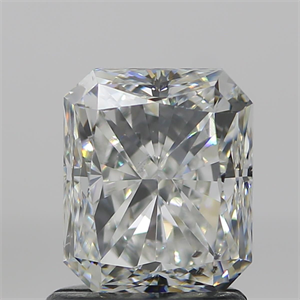 Picture of Natural Diamond 1.51 Carats, Radiant with  Cut, G Color, SI2 Clarity and Certified by GIA