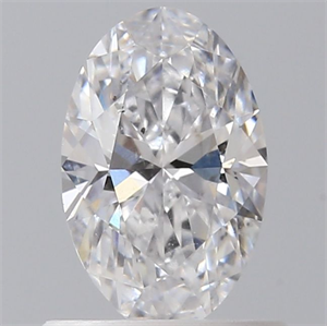 Picture of Natural Diamond 0.70 Carats, Oval with  Cut, D Color, SI2 Clarity and Certified by GIA