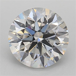 Picture of Lab Grown Diamond 1.27 Carats, Round with Ideal Cut, F Color, VS1 Clarity and Certified by IGI