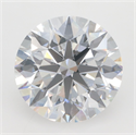 Lab Grown Diamond 3.48 Carats, Round with Excellent Cut, D Color, VVS1 Clarity and Certified by GIA