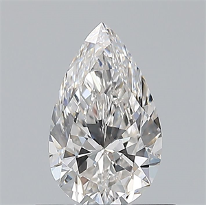 Picture of Natural Diamond 0.60 Carats, Pear with  Cut, G Color, VVS2 Clarity and Certified by GIA