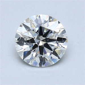 Foto Diamante Natural 0.80 quilates, Redondo , Color H, claridad SI2 y certificado GIA de