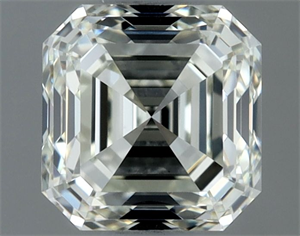 Picture of Natural Diamond 1.02 Carats, Asscher with  Cut, J Color, VVS2 Clarity and Certified by IGI